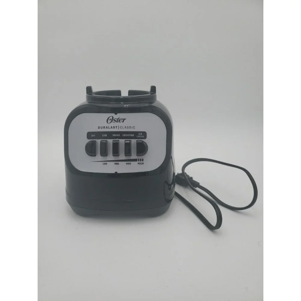 Oster Duralast Classic Black Replacement Blender Base ONLY Tested Working 564A